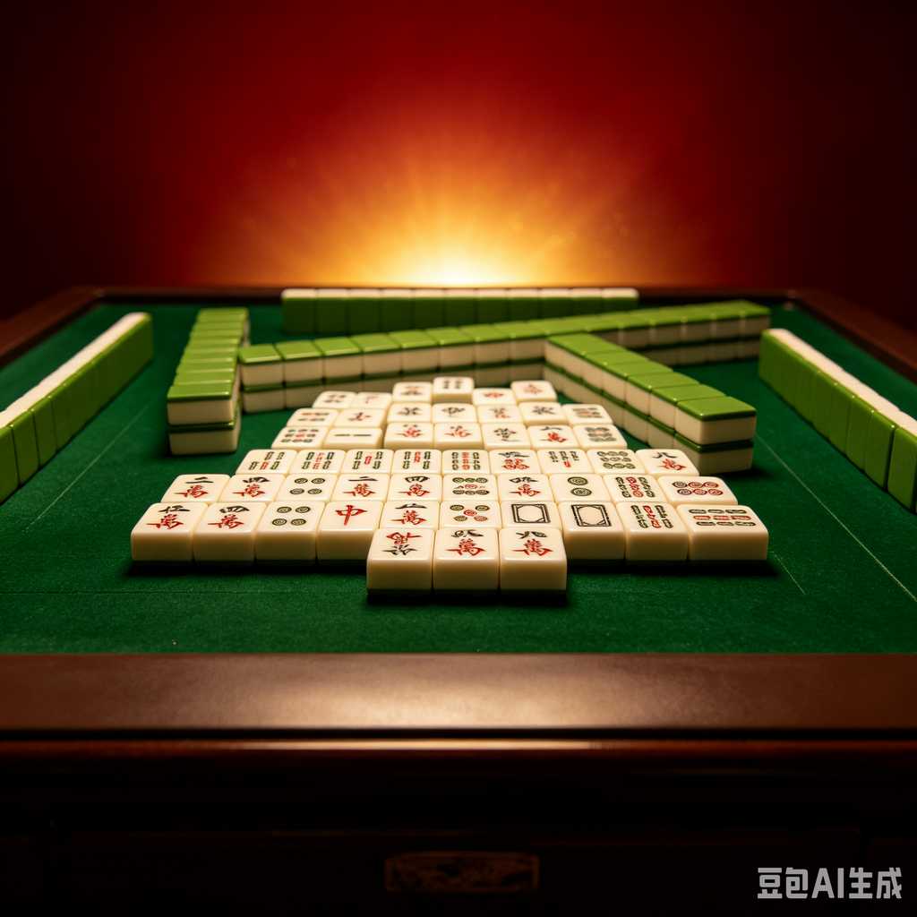asian classic board game mahjong